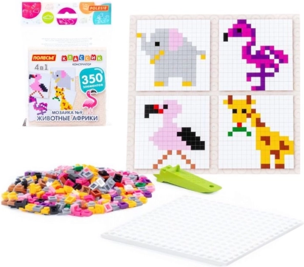 Kit de mosaïque Animaux d’Afrique (350 pièces)