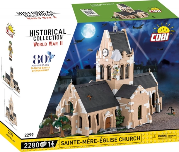 Église en briques de Sainte-Mère-Église