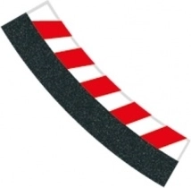 Bordure intérieure pour virage 3/30° pour circuits Carrera Evolution, Digital 132 et Digital 124