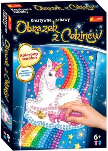 Image à sequins licorne - 1 pièce