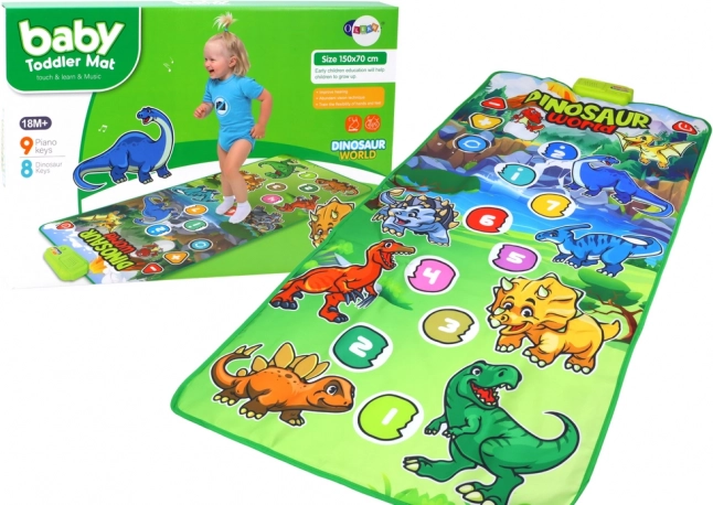 Tapis de danse éducatif Sons interactifs de dinosaures