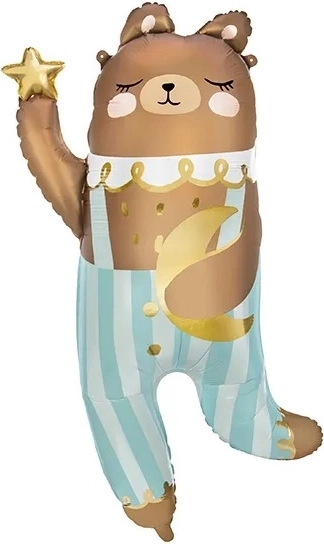 Ballon en feuille ours 55 cm x 90 cm