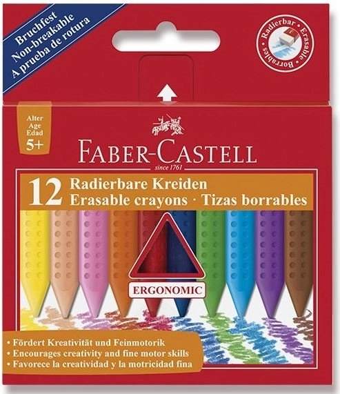 Crayons en plastique 12 pcs FABER-CASTELL