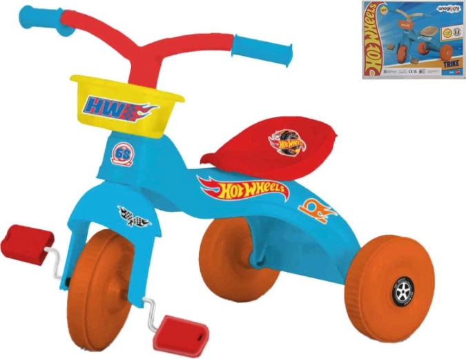 Tricycle Hot Wheels bleu pour enfants à partir de 18 mois