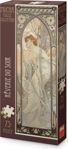 Puzzle panoramique Dino Alfons Mucha – Rêverie du soir (75 pièces)