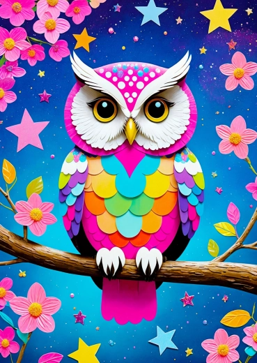 Puzzle Enjoy Chouette étoilée 1000 pièces
