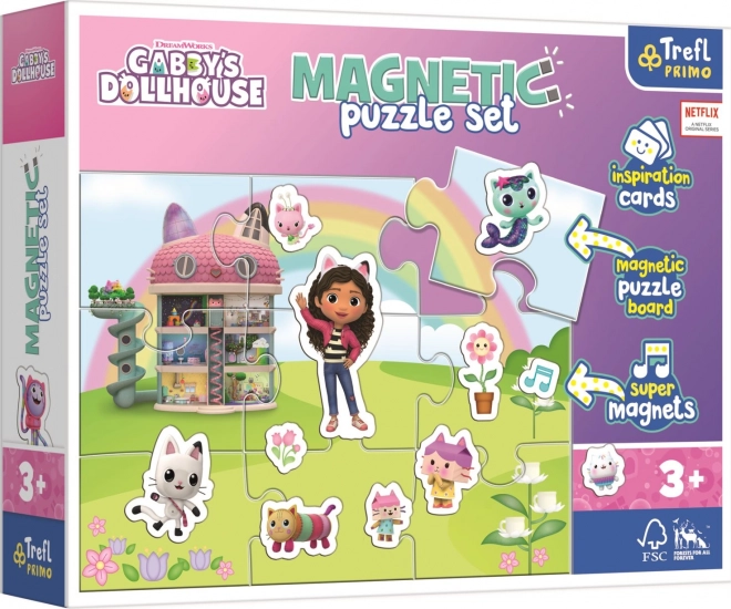 Ensemble de puzzles magnétiques La Maison magique de Gabby Trefl