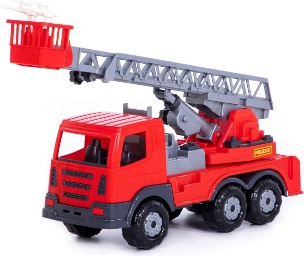 Camion de pompier SuperTruck avec remorque et échelle télescopique