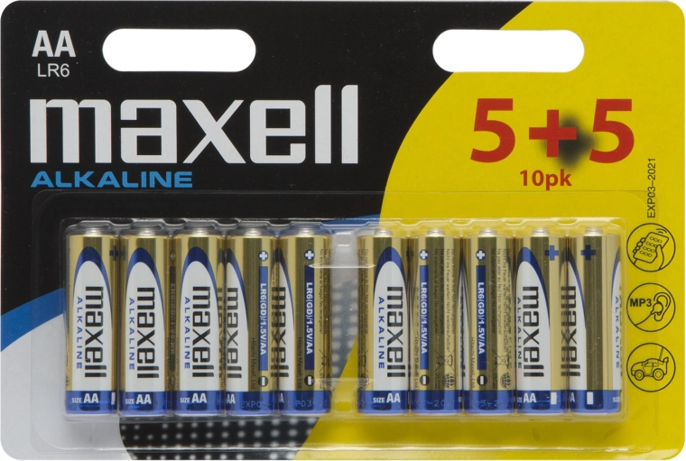 Pile alcaline AA LR6 1,5 V – 1 pièce