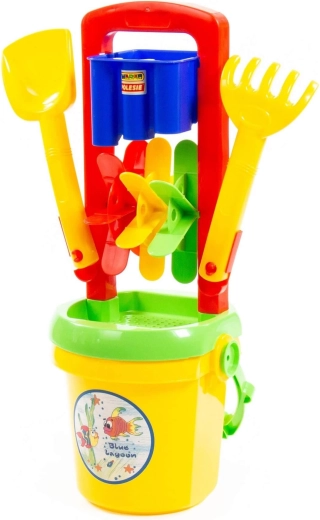 Set avec moulin à sable et seau