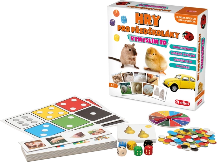 Jeux pour les préscolaires Je l’invente – ensemble éducatif Montessori