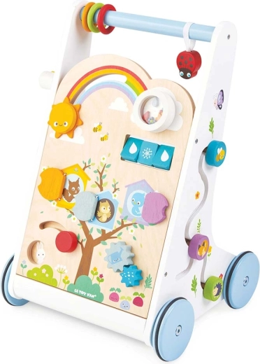 Trotteur et pousseur éducatif en bois pour enfants Le Toy Van