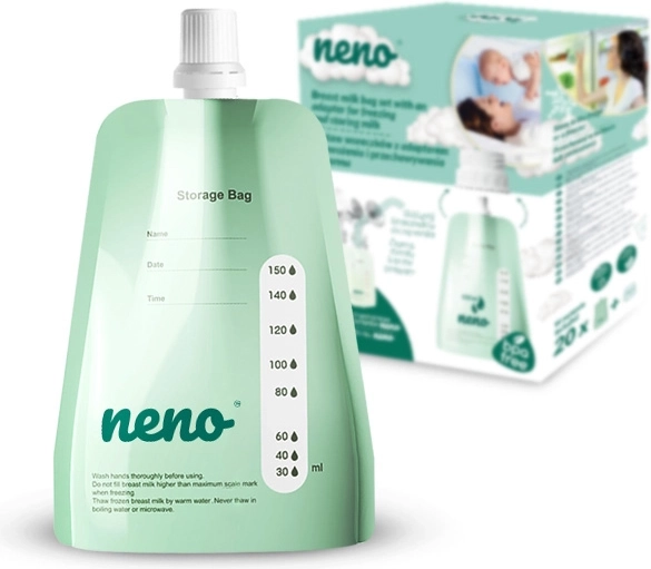 Neno sachets de conservation du lait maternel 150 ml, 20 pcs