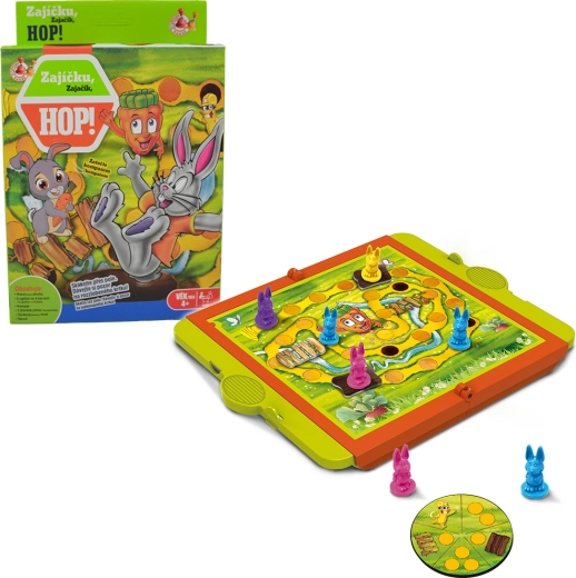 Jeu de société pour enfants Lapinou, saute !