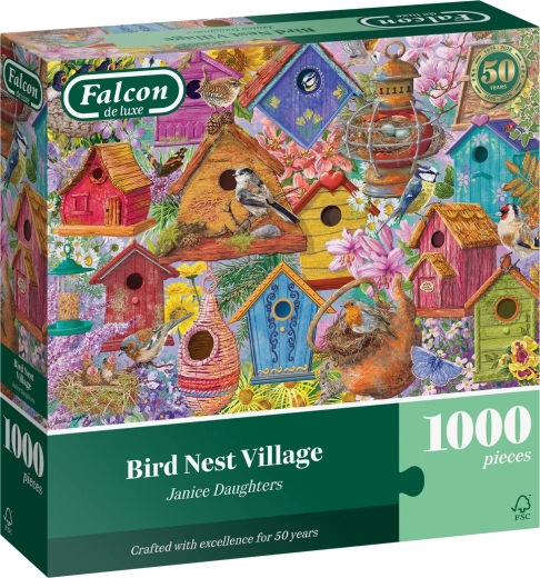 Puzzle Falcon Nichoirs d’oiseaux 1000 pièces