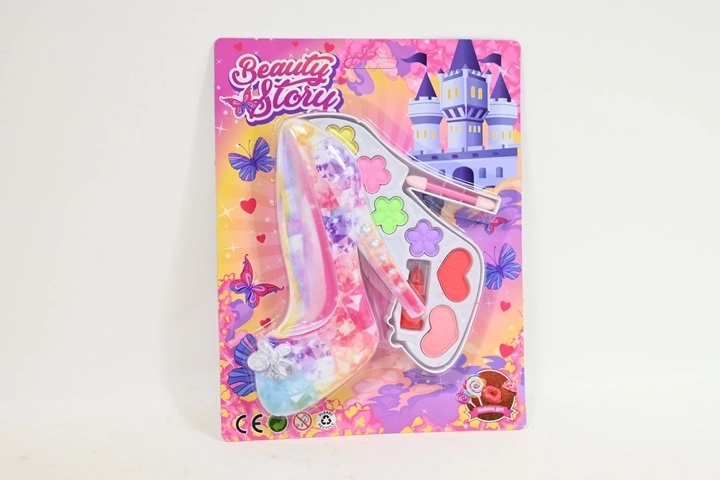 Set de maquillage à colorier pour enfants dans une botte de poupée