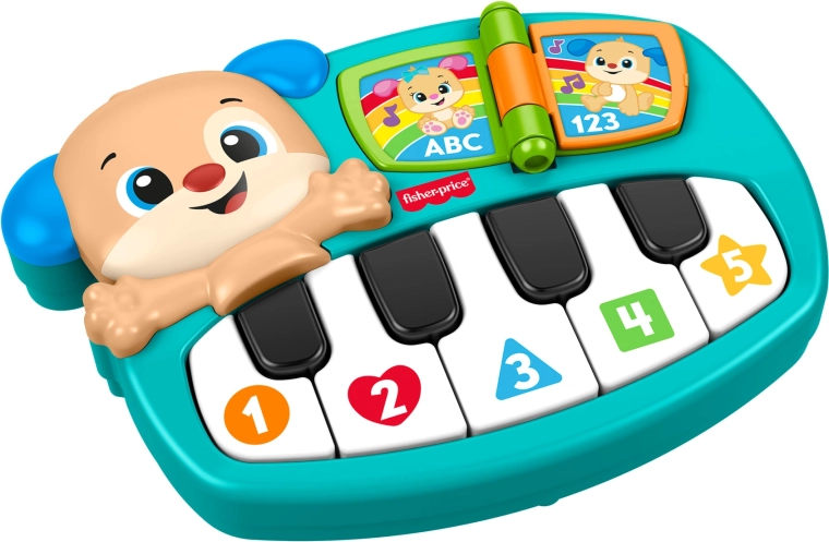 Piano éducatif Fisher-Price du Chien Éveil « Ucz się i śmiej! »