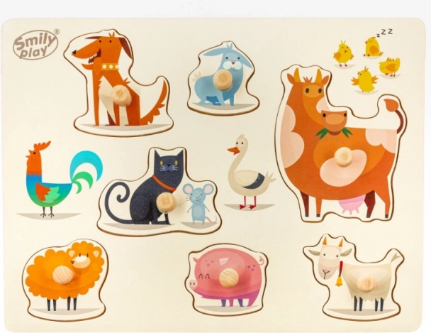 Puzzle en bois Animaux de compagnie