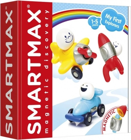SmartMax Mes premiers aventuriers – jeu de construction magnétique pour enfants (16 pcs)