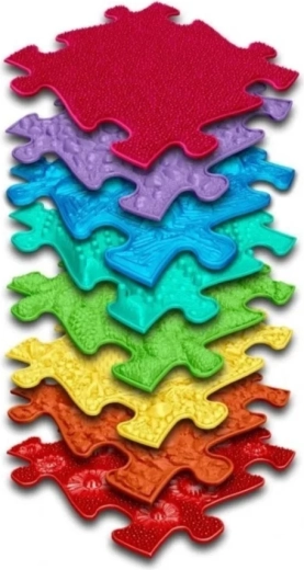 Puzzle de sol sensoriels MUFFIK Rainbow – set de 8 pièces pour enfants dès 12 mois