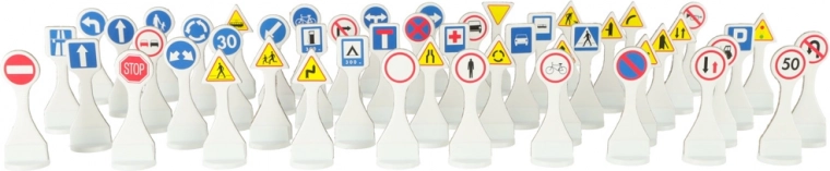 PEXI panneaux de signalisation – kit éducatif des 50 panneaux les plus connus