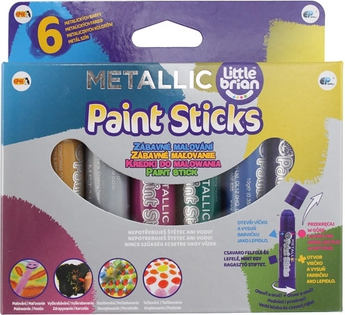 Little Brian Paint Sticks couleurs métalliques - 1 pièce