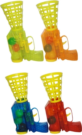 Jeu de tir avec balles – pistolet avec panier de capture