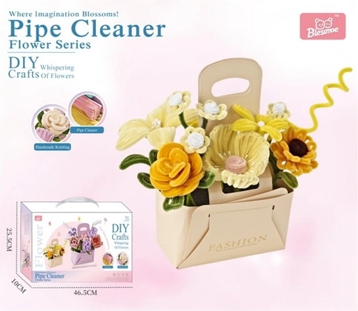 Kit DIY créatif pour fabriquer un bouquet de fleurs pour enfants