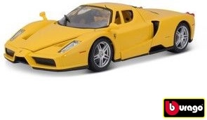 Modèle Bburago Ferrari Enzo jaune à l’échelle 1:24