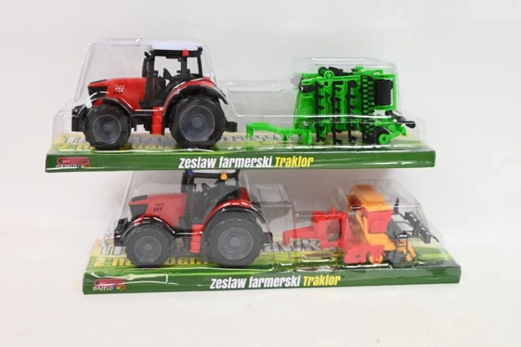 Tracteur avec machine agricole - 1 pièce