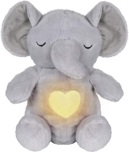 Éléphant en peluche respirant avec musique Chipolino