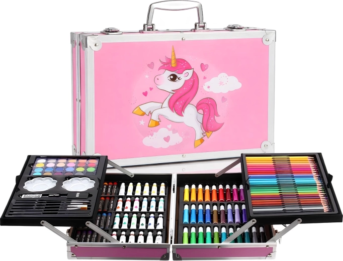 Set de loisirs créatifs pour enfants RENEW FORCE Pony avec motif licorne, 145 pièces