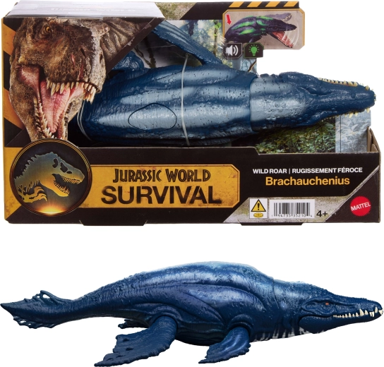 Figurine interactive dinosaure JURASSIC WORLD Survival Brachauchenius 30 cm