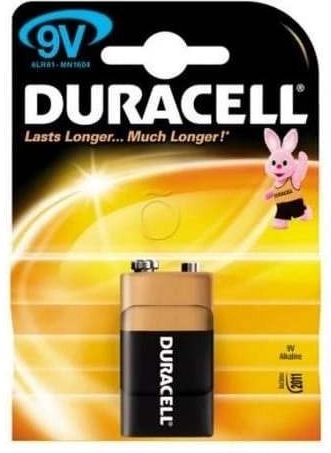 Pile alcaline 9V DURACELL Basic