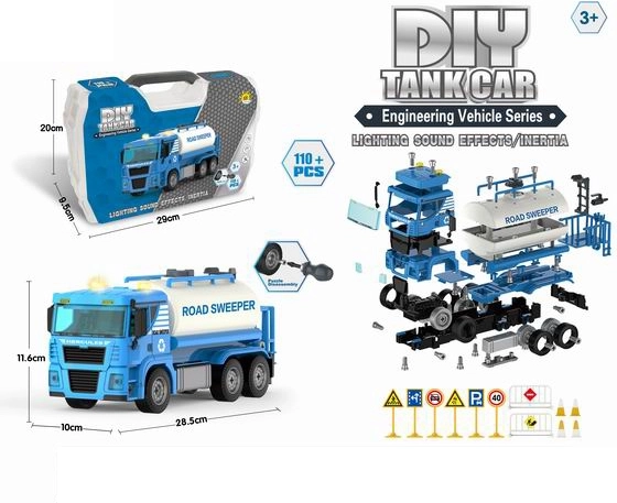 Citerne à assembler – kit de construction 110 pièces avec lumière et son