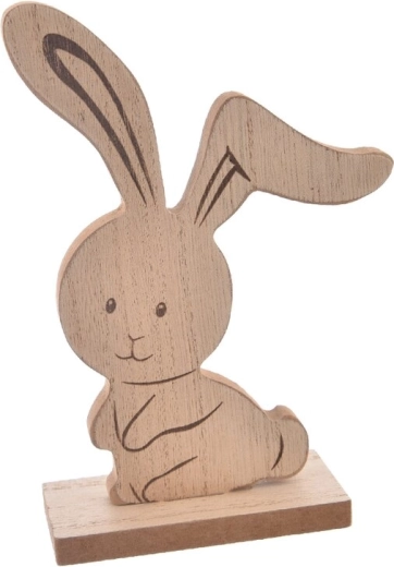 Lapin en bois beige – décoration d’intérieur