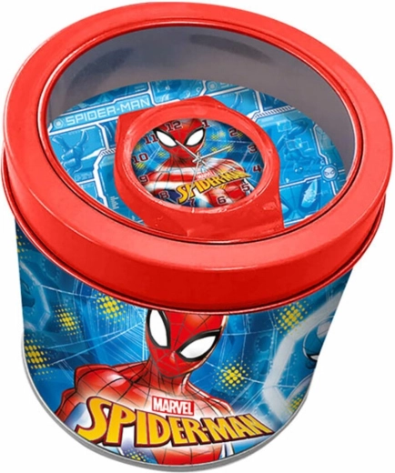Montre-bracelet Marvel Spider-Man dans une boîte en métal cadeau - 1 pièce