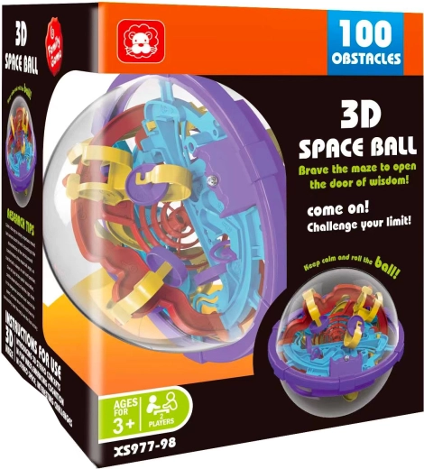 Labyrinthe 3D Espace – 100 niveaux