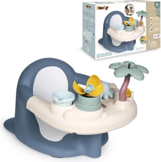 Siège de bain 2 en 1 avec plateau de jeu