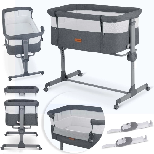 Lit cododo de voyage pour bébé Nukido avec matelas