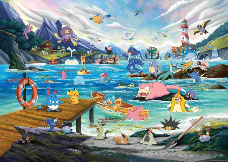 Puzzle Ravensburger Pokémon Breakout 3, 1000 pièces