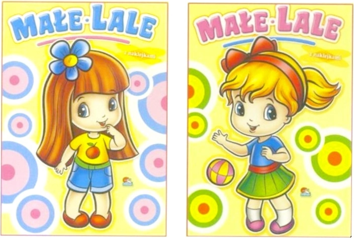 Livre de coloriage pour filles avec autocollants Petite Lale