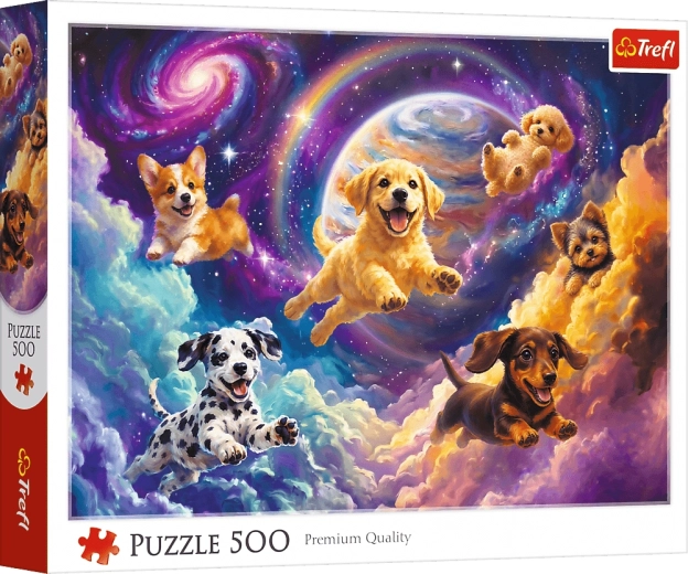Puzzle Trefl Chiots de l’espace, 500 pièces