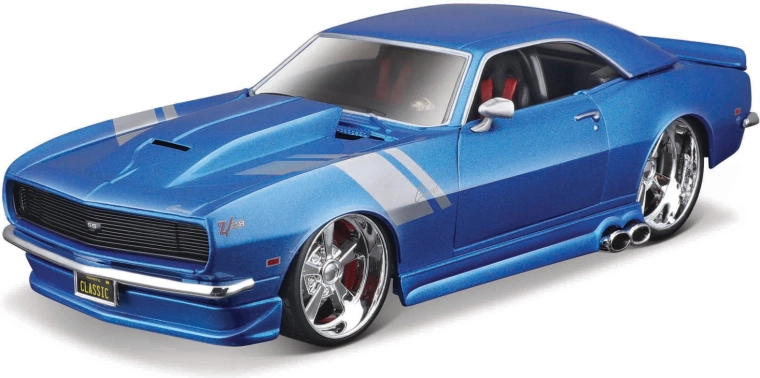 Maisto 1968 Chevrolet Camaro Z/28 modèle de voiture en métal 1:24