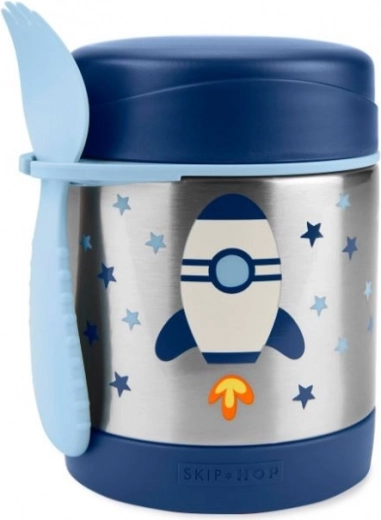 Skip Hop Spark Style thermos alimentaire avec cuillère-fourchette fusée 325 ml