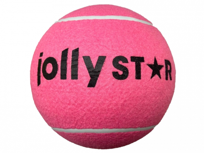 Balle de tennis XXL JollyStar rose