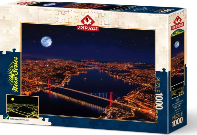Puzzle lumineux Trois ponts du Bosphore - Art Puzzle Neon