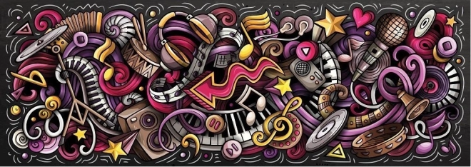 Puzzle panoramique Éléments du rythme 1000 pièces