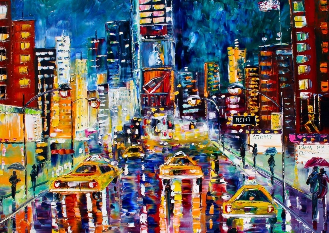 Puzzle Lumières de New York 1000 pièces