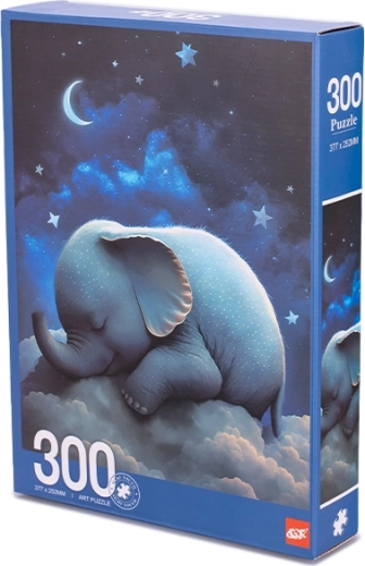 Puzzle Éléphanteau endormi 300 pièces